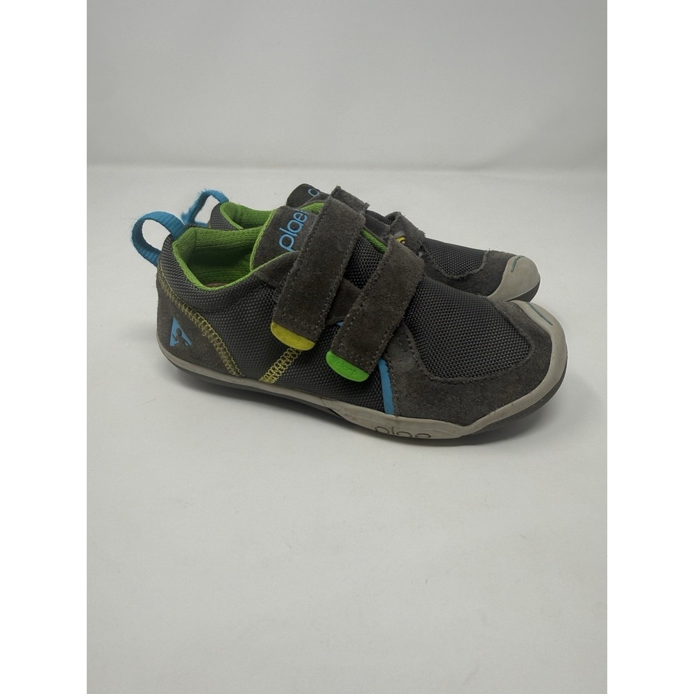 Plae Ty Sneakers Youth Size 12 Hook And Loop Closure - Picture 7 of 8